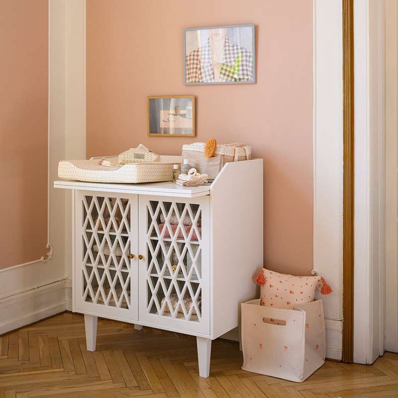 Cam Cam Copenhagen Opbevaringskurv - Canvas - GOTS - Bows