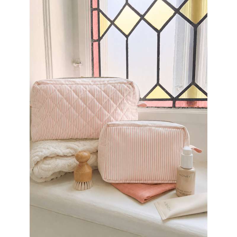 Cam Cam Copenhagen Toilettaske - OCS - Classic Stripes Rose
