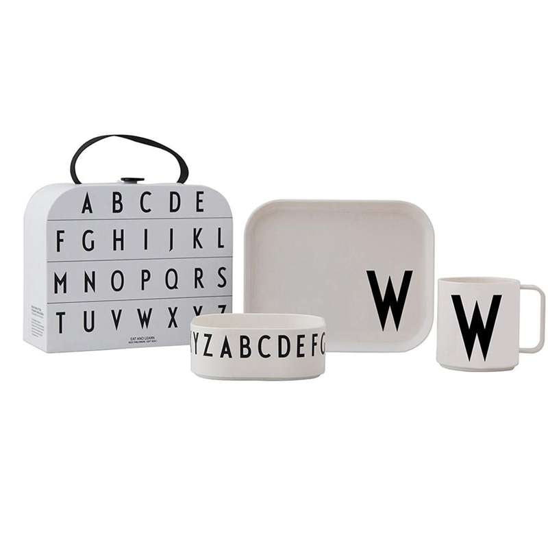 Design Letters Classics in a suitcase - Tritan spisesæt
