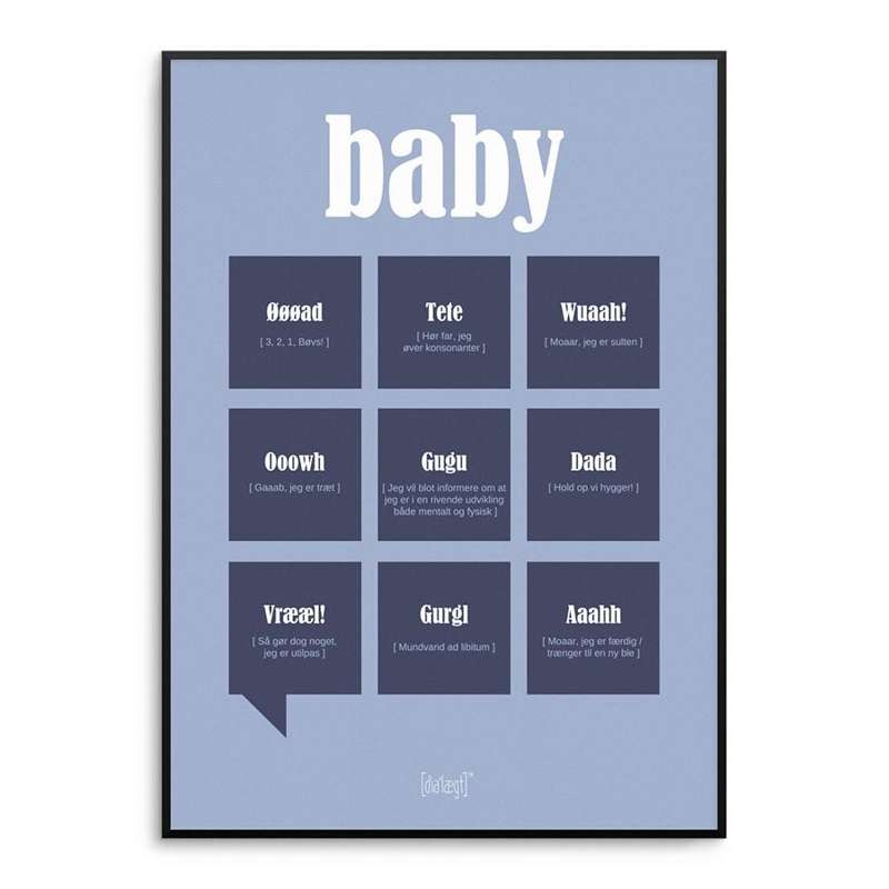 Dialægt Baby boy - flere størrelser
