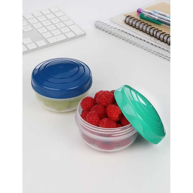 Sistema Snackboks - Portion Pod - 2-Pak - 210ml - Ocean Blue/Minty Teal