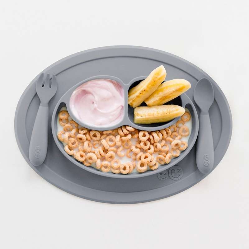 EZPZ Mini Foods Set - Madstart til Baby - Grå