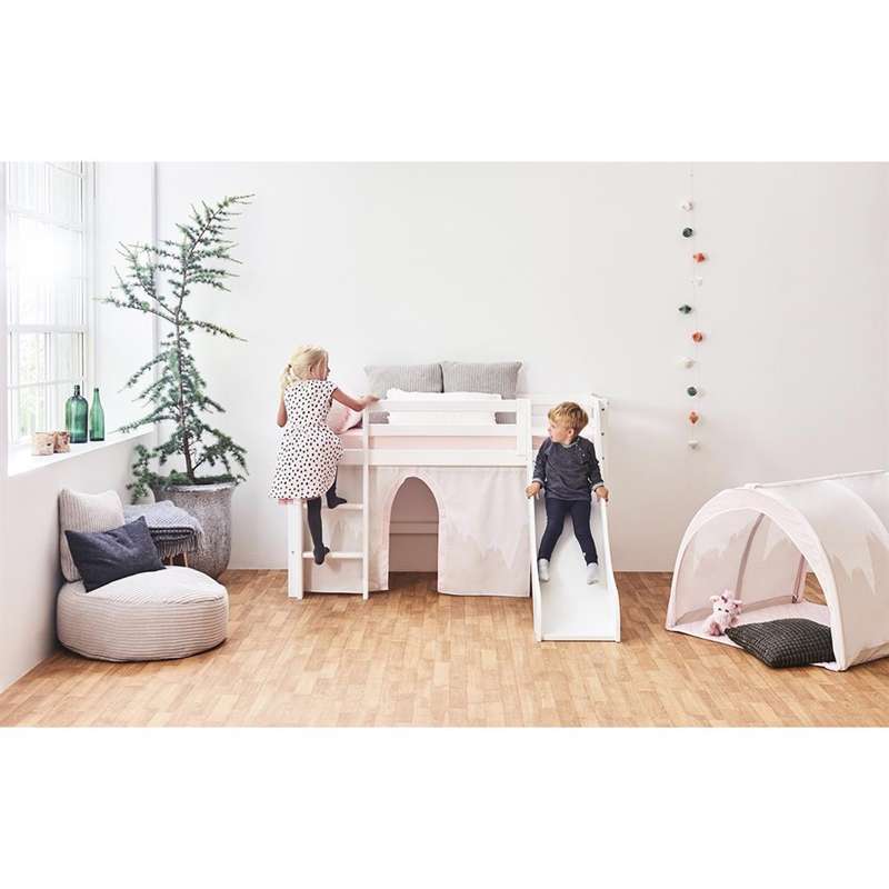 Hoppekids ECO Dream - Sengehest til Rutsjebane - Flere Størrelser - Hvid