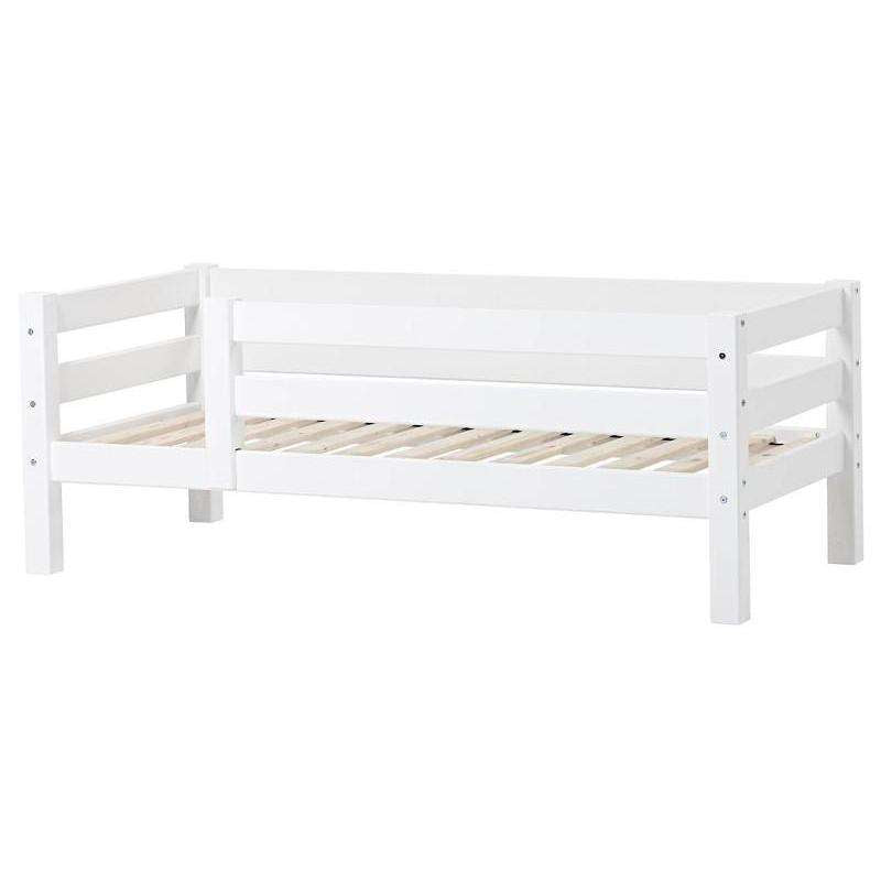 Hoppekids ECO Luxury - Sofaseng m. Ryglæn og Sengehest - Flere Størrelser - Hvid