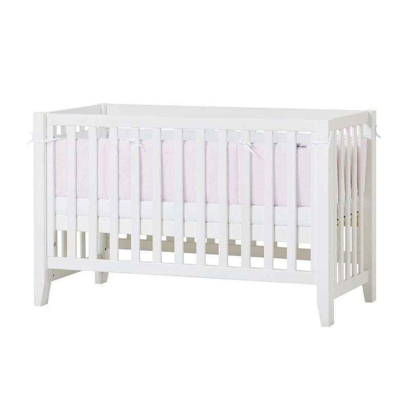 Hoppekids Sengerand - 60x120 cm. - Lyserød