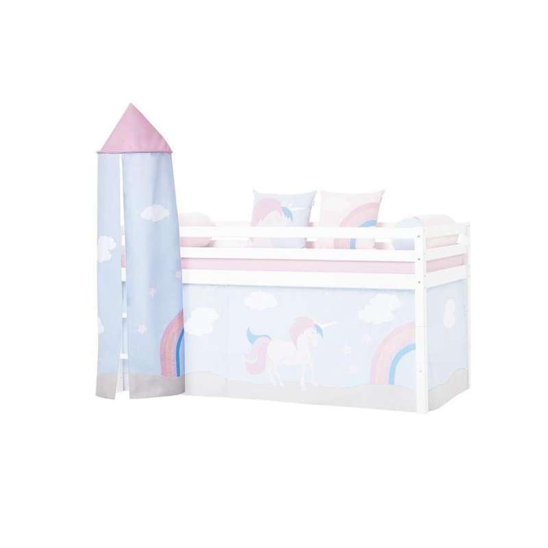Hoppekids Tårn til Halvhøj Seng - UNICORN