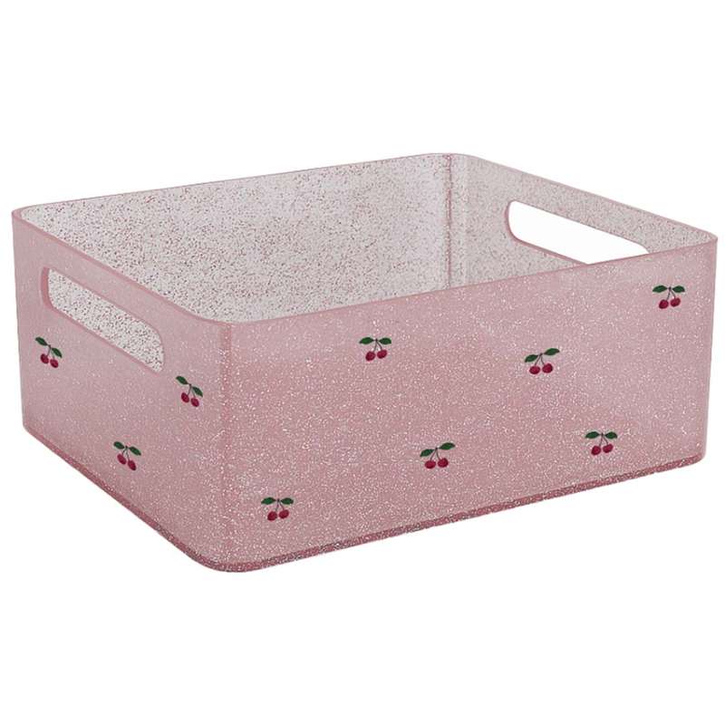 Konges Sløjd Opbevaringskasser - Glitter - 2-pak - Sparkling Blush