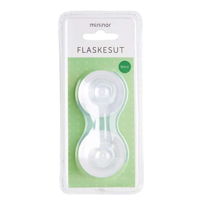 Mininor Flaskesut Wide - 2-Pak - 6m+