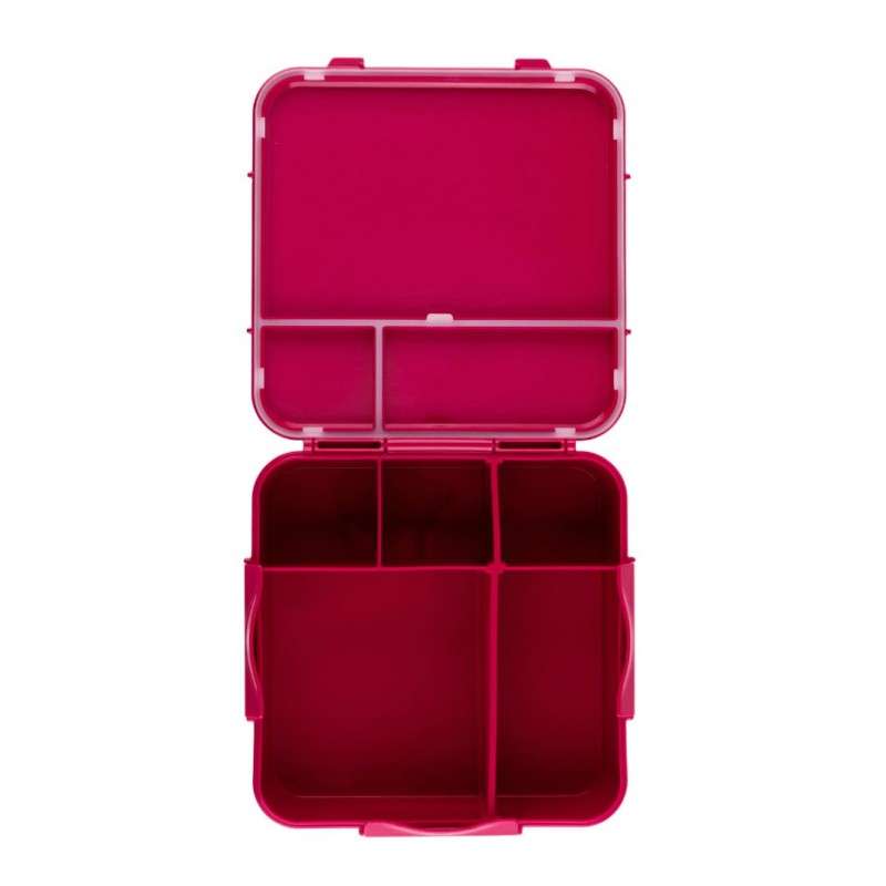 MontiiCo Bento Plus Madkasse - Crimson