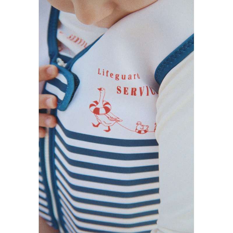 Konges Sløjd Ellis Neopren Badevest - Marin Stripe