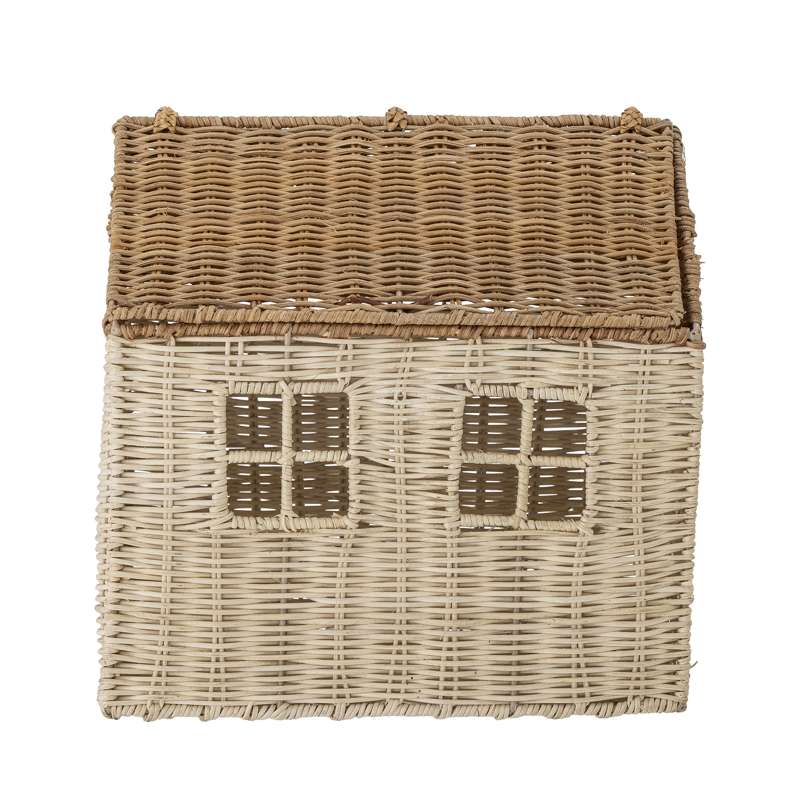 Bloomingville Sigga Dukkehus m. Låg - Rattan - Natur