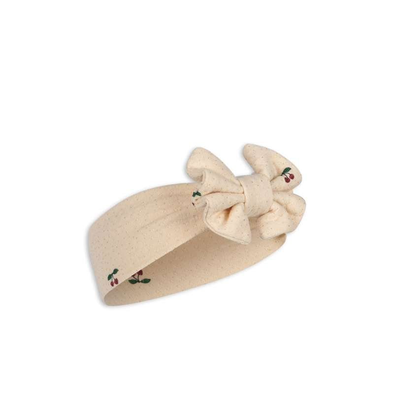 Konges Sløjd Sui New Bambi Bonnet Pandebånd - GOTS - Cherry