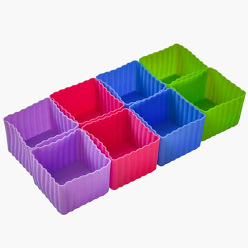 Yumbox - Silikoneforme til Madkassen - 8 stk. - Multifarvet