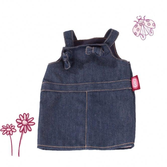 Göts Dukketøj Denim smæknederdel - 45-50 cm-Mammashop.dk